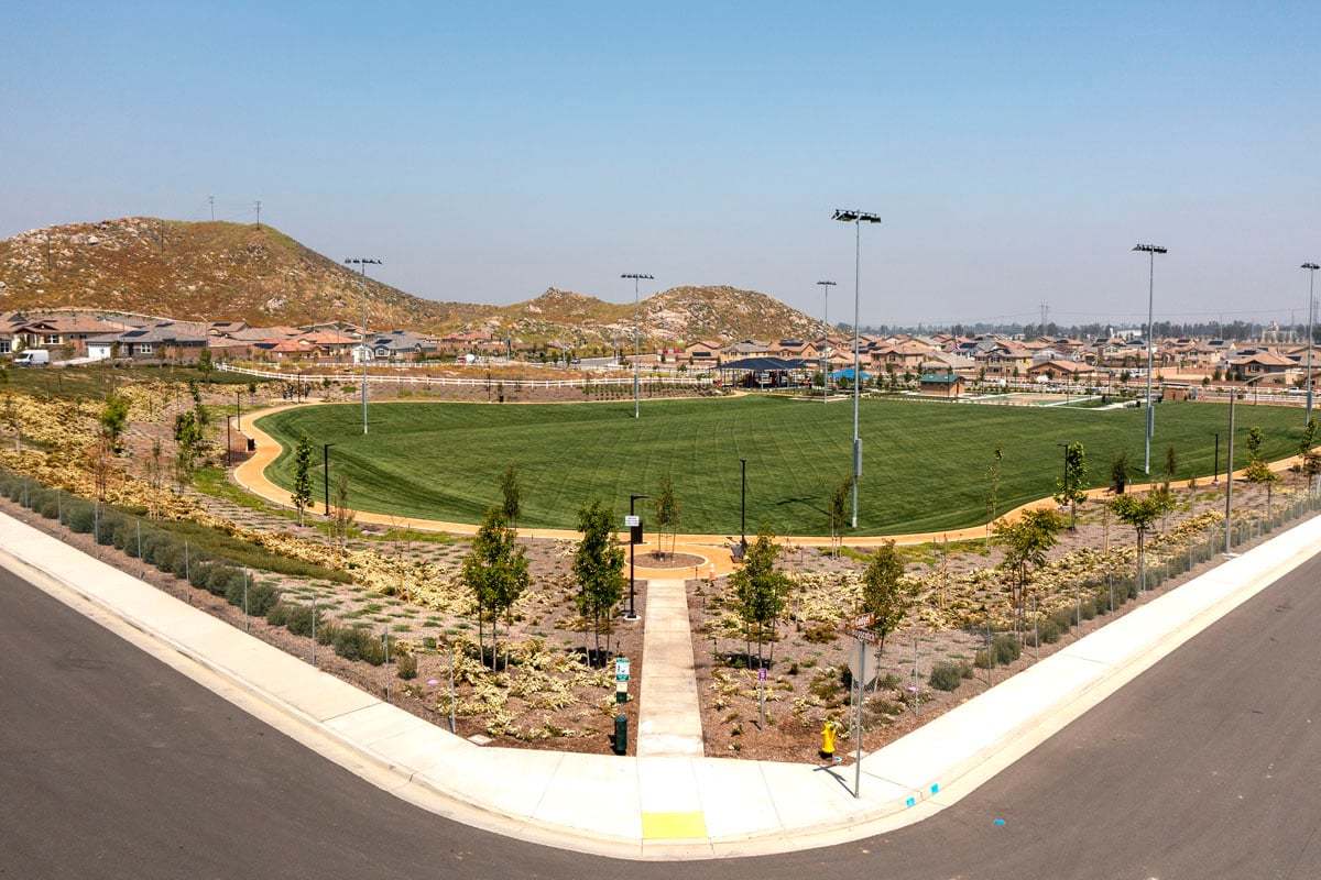 Close to community parks