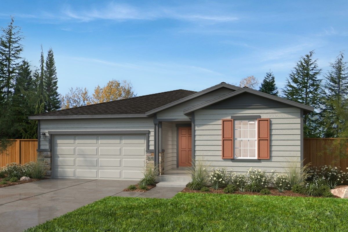 Exterior A with optional masonry