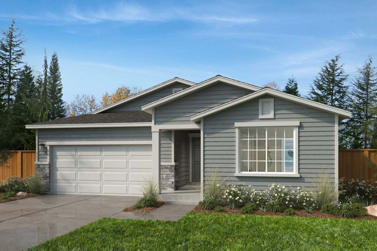 Exterior A with optional masonry