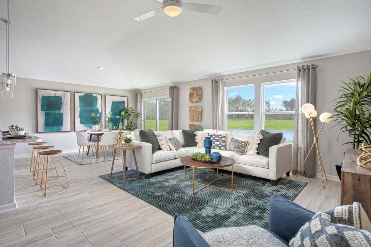 Plan 1541 Modeled - Great room