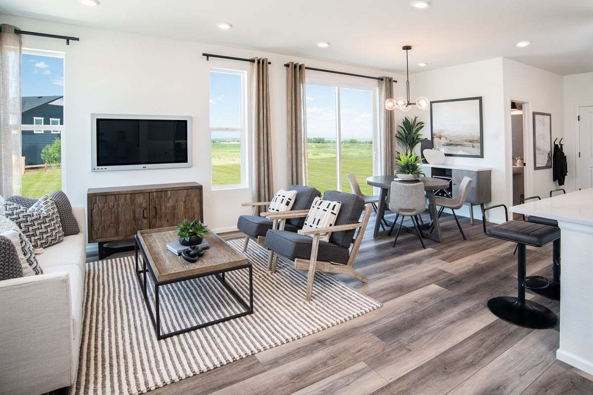 Plan 1468 Modeled - Great room