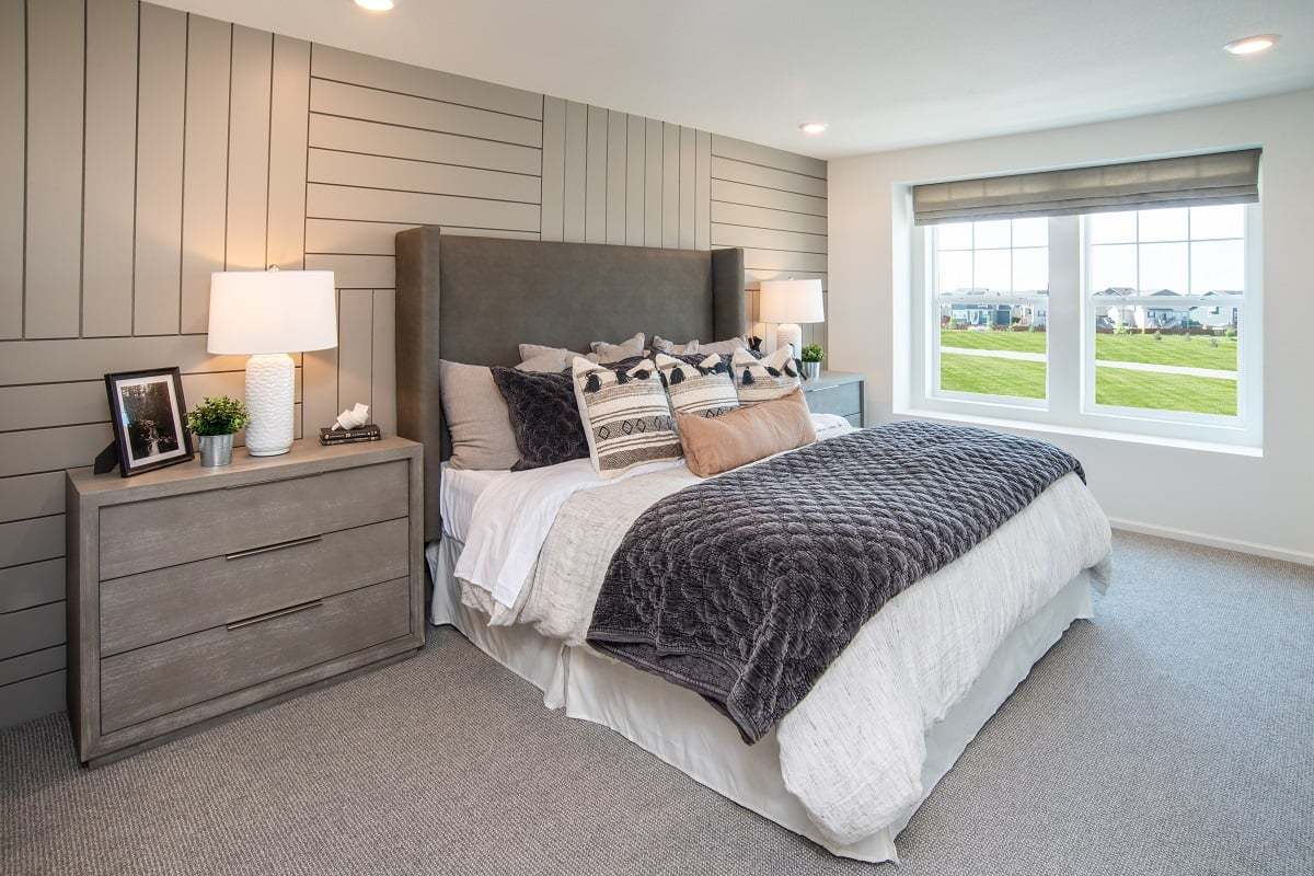 Plan 1468 Modeled - Primary bedroom