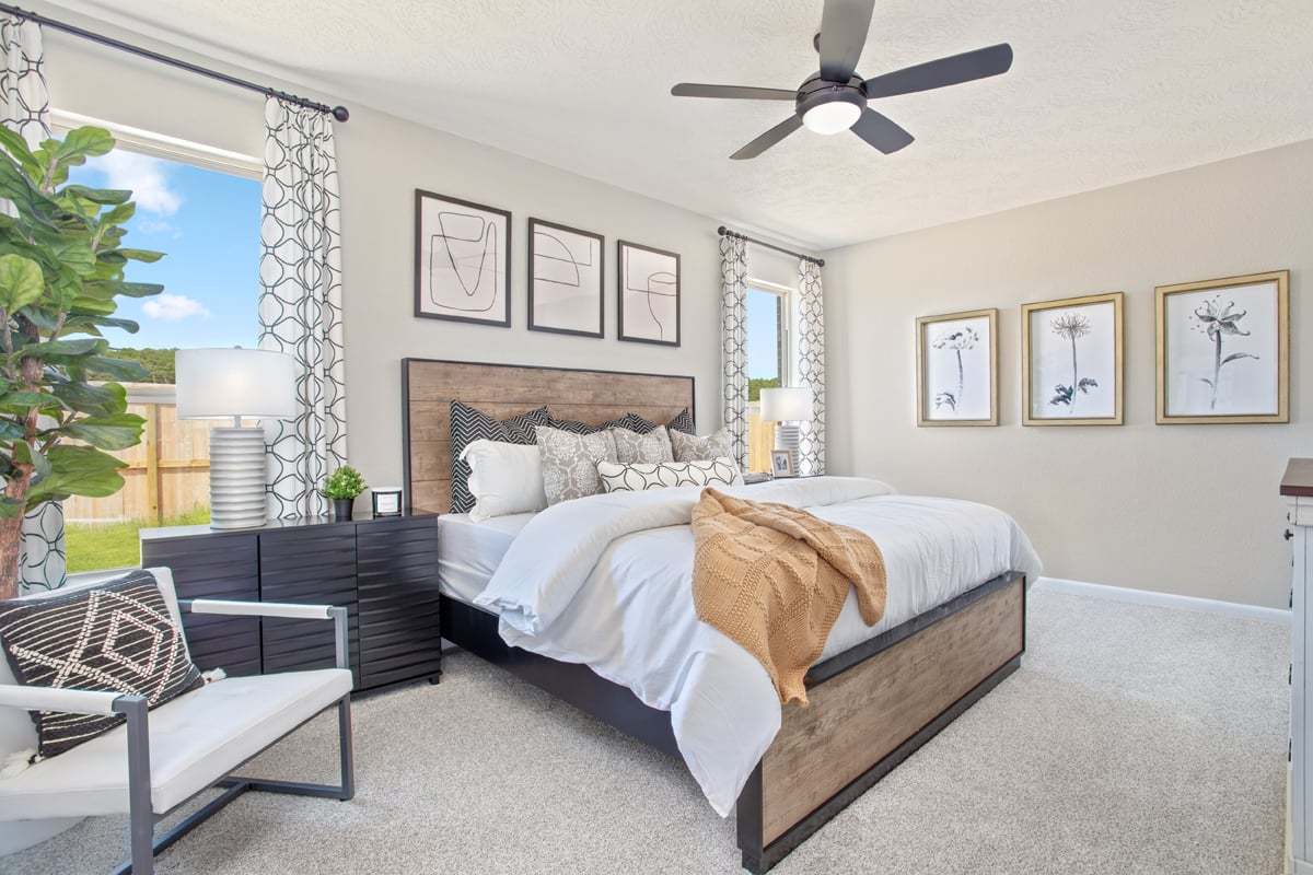 Plan 1631 - Primary bedroom