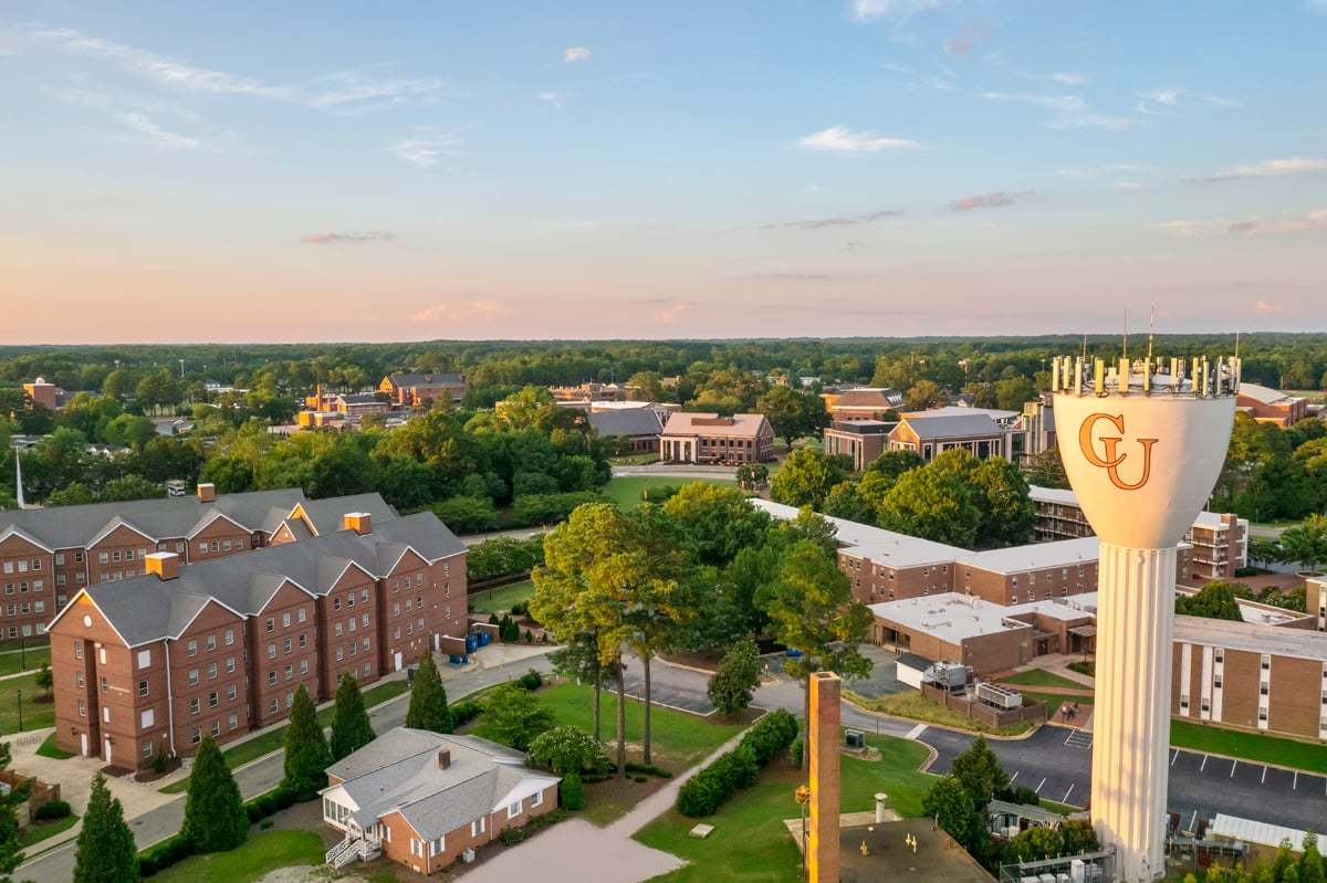 Just a short drive to Campbell University