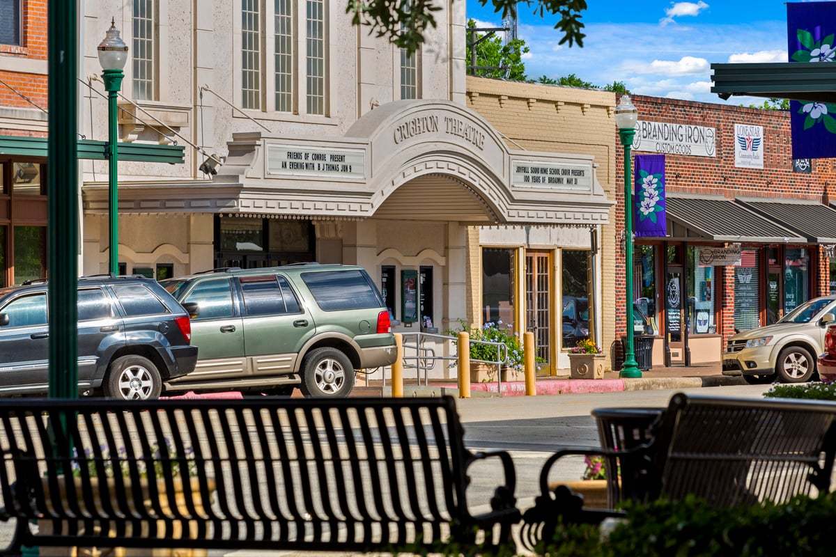 Quick drive to downtown Conroe