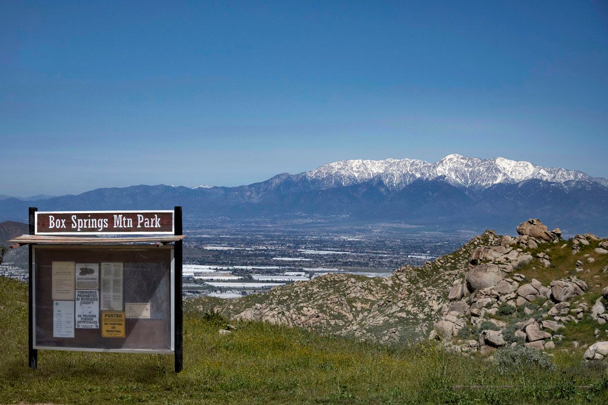 Hiking nearby at Box Springs Mountain Park