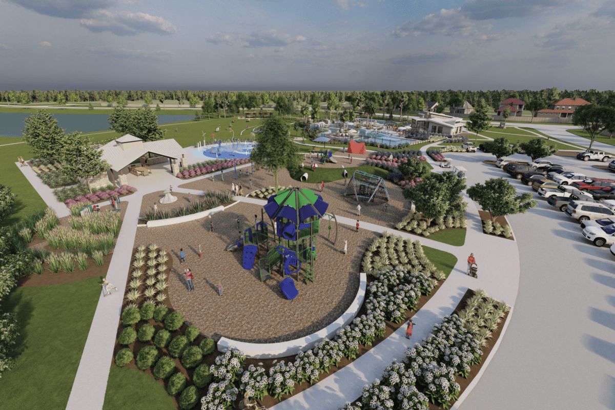 Planned park and playground
