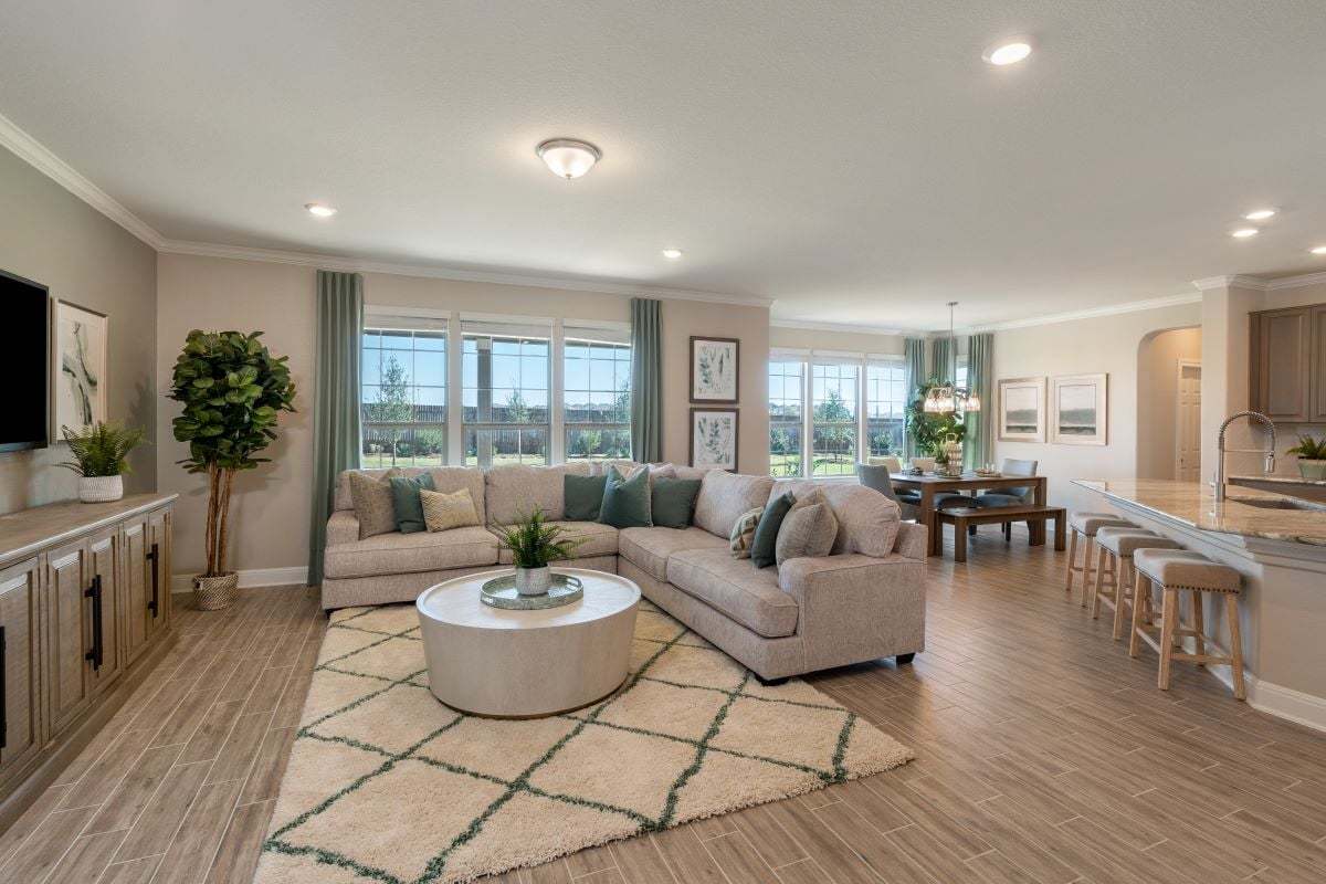 Plan 3474 Modeled - Great room