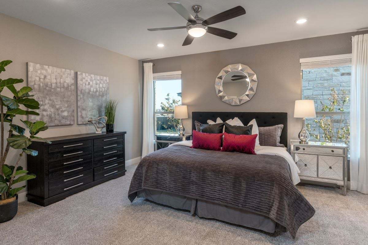 Plan 2410 Modeled - Primary bedroom