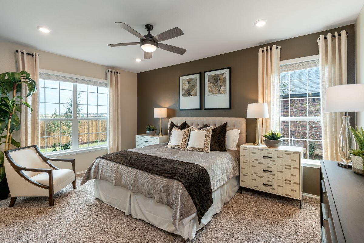 Plan 1655 Modeled - Primary bedroom