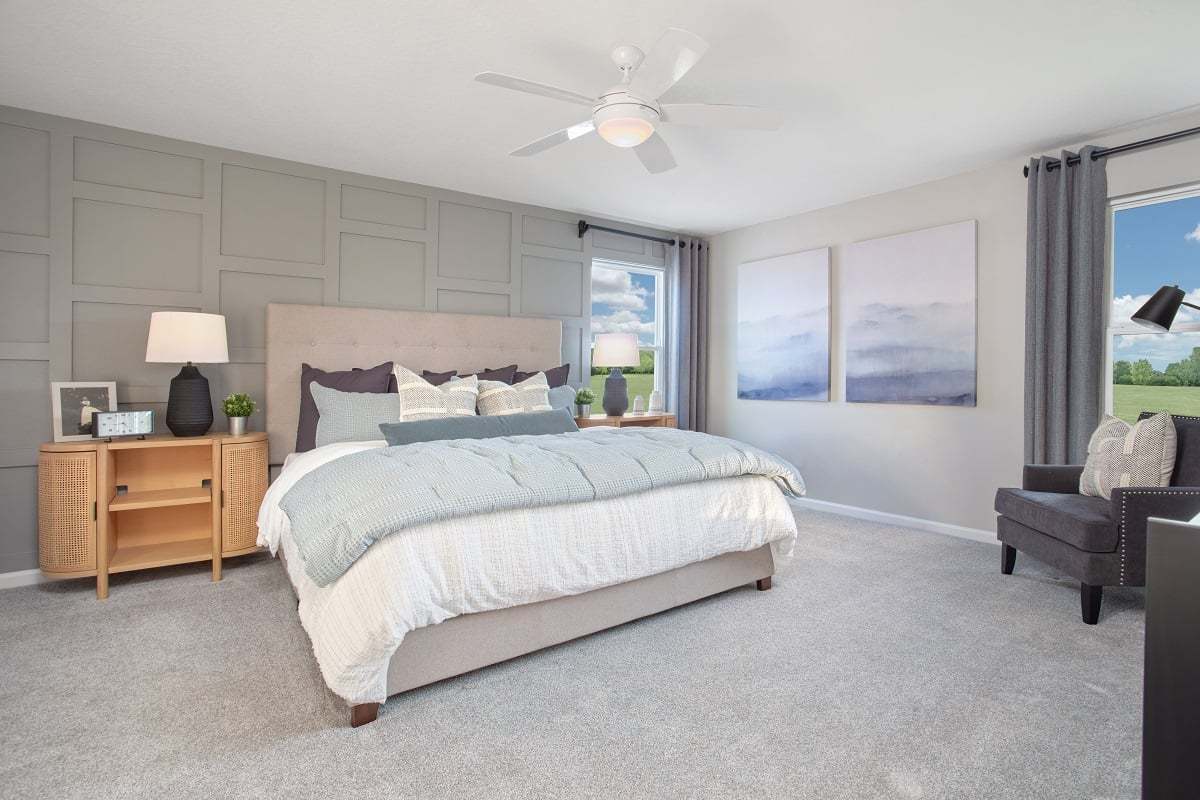 Plan 2003 Modeled - Primary bedroom