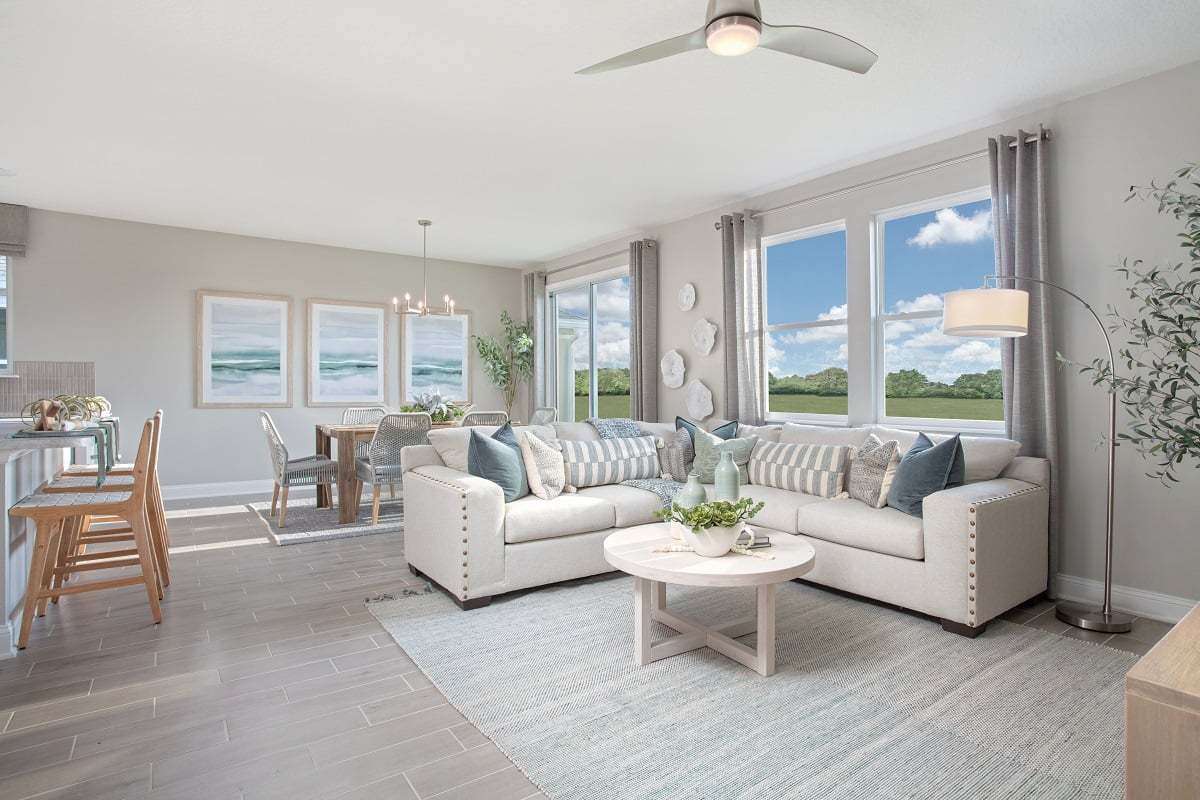 Plan 1707 Modeled - Great room