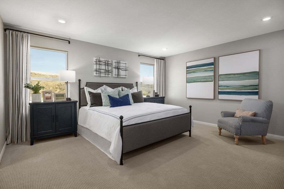 Plan 2139 Modeled - Primary bedroom