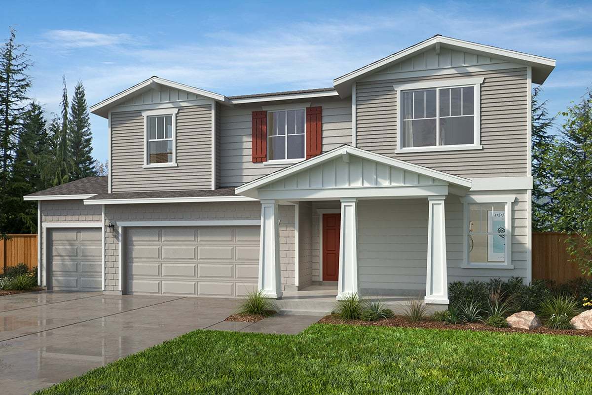 Exterior B with optional 3-car garage
