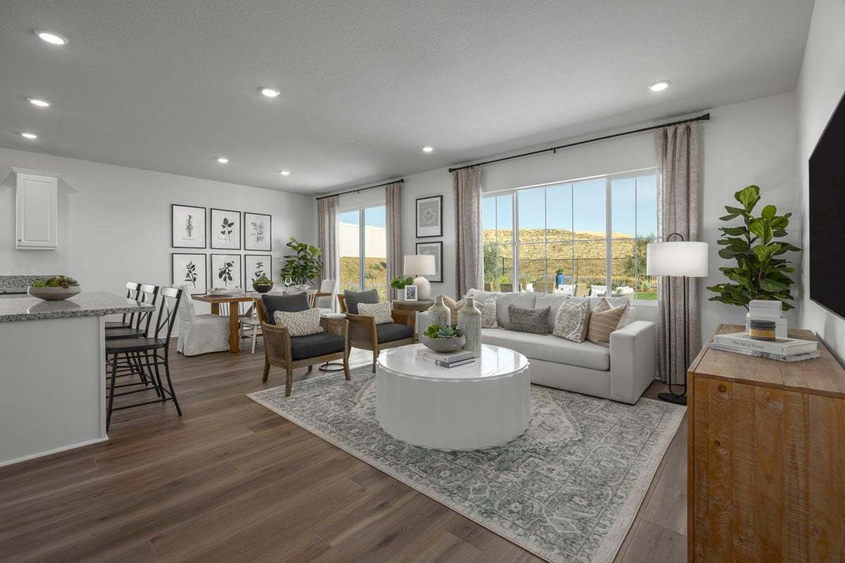 Plan 1539 Modeled - Great room