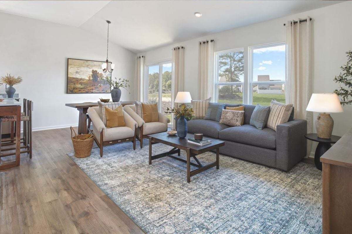 Plan 1445 Modeled - Great room