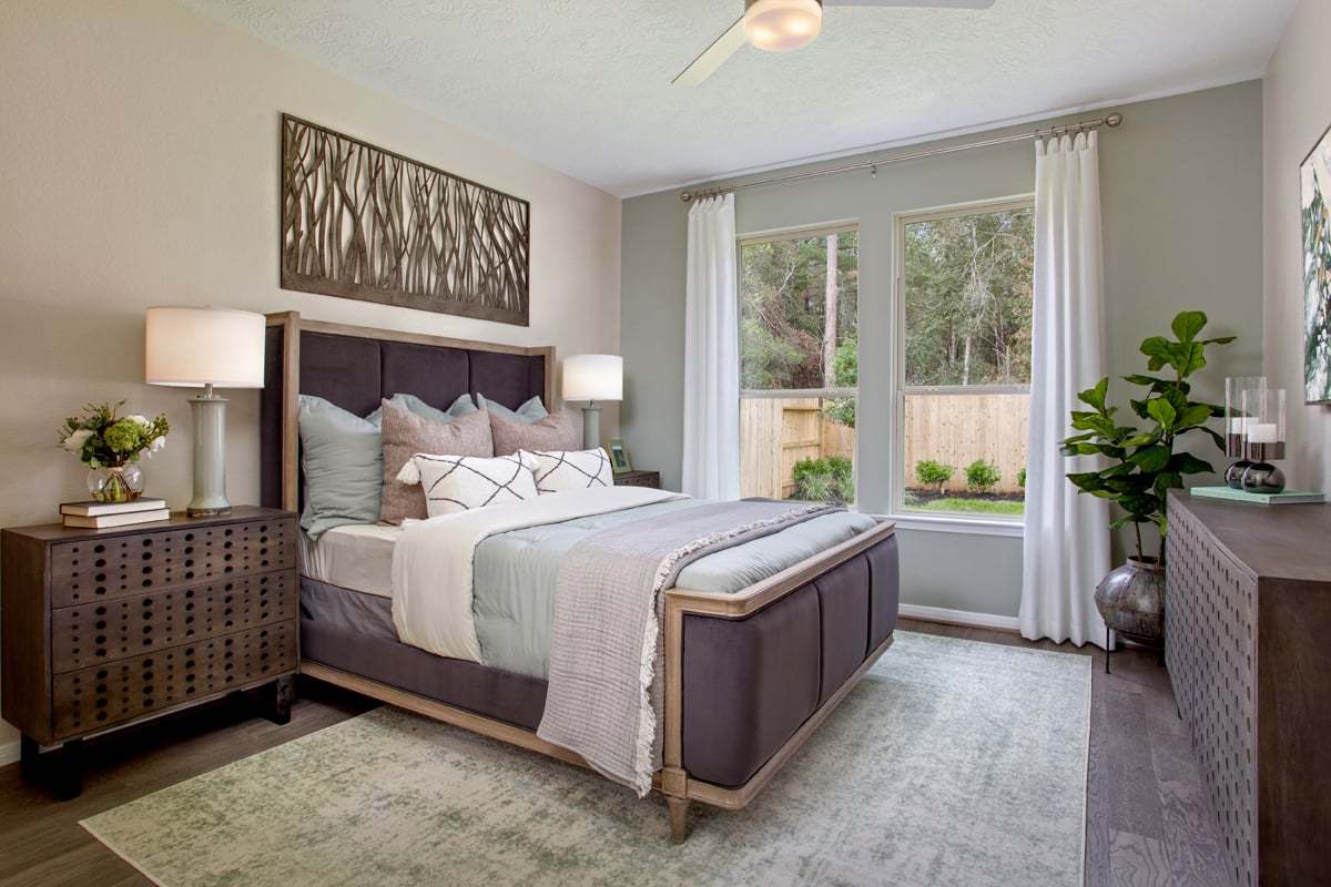 Plan 1477 Modeled - Primary bedroom