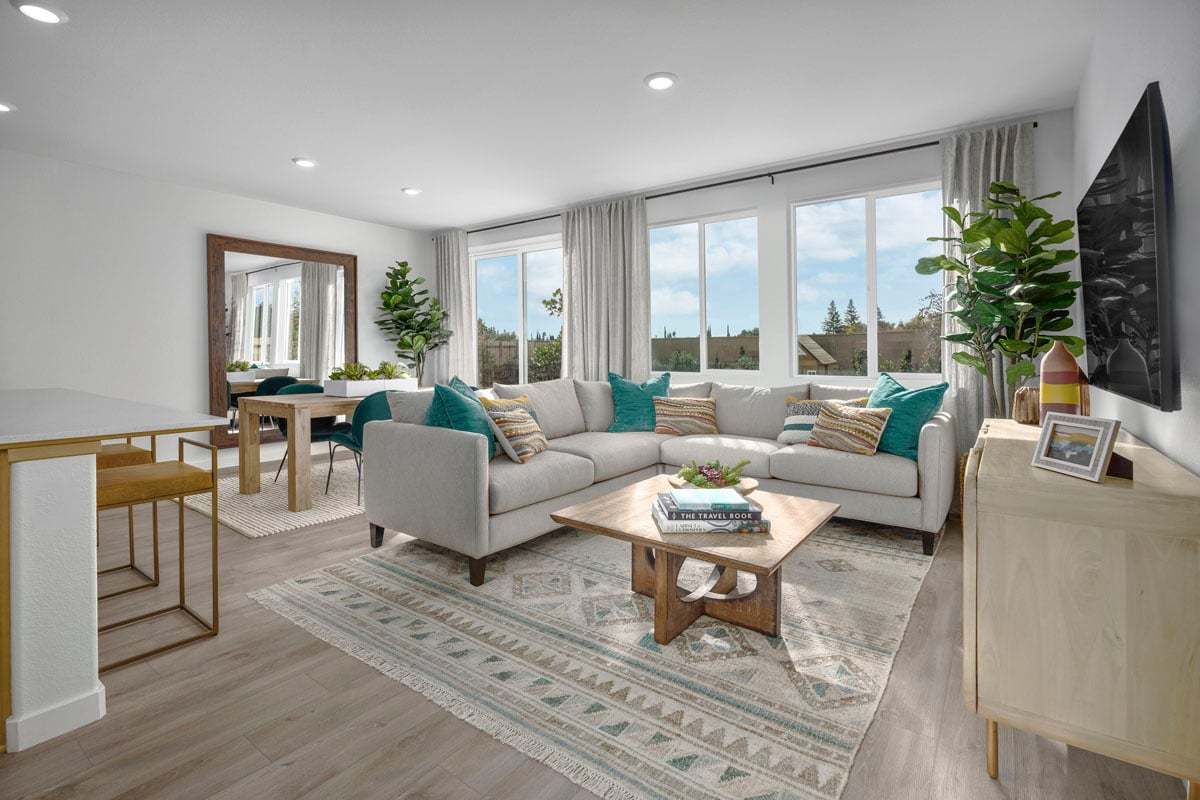 Plan 1552 Modeled - Great room