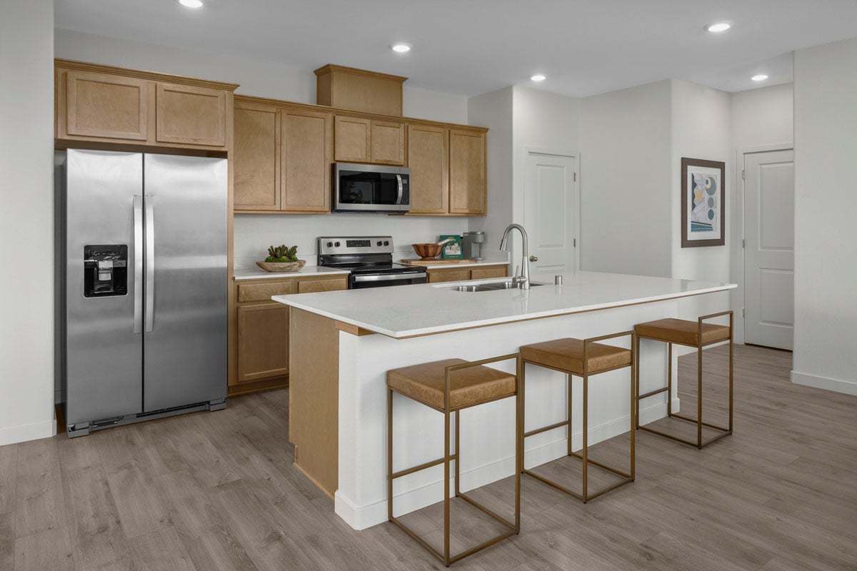 Plan 1552 Modeled - Kitchen