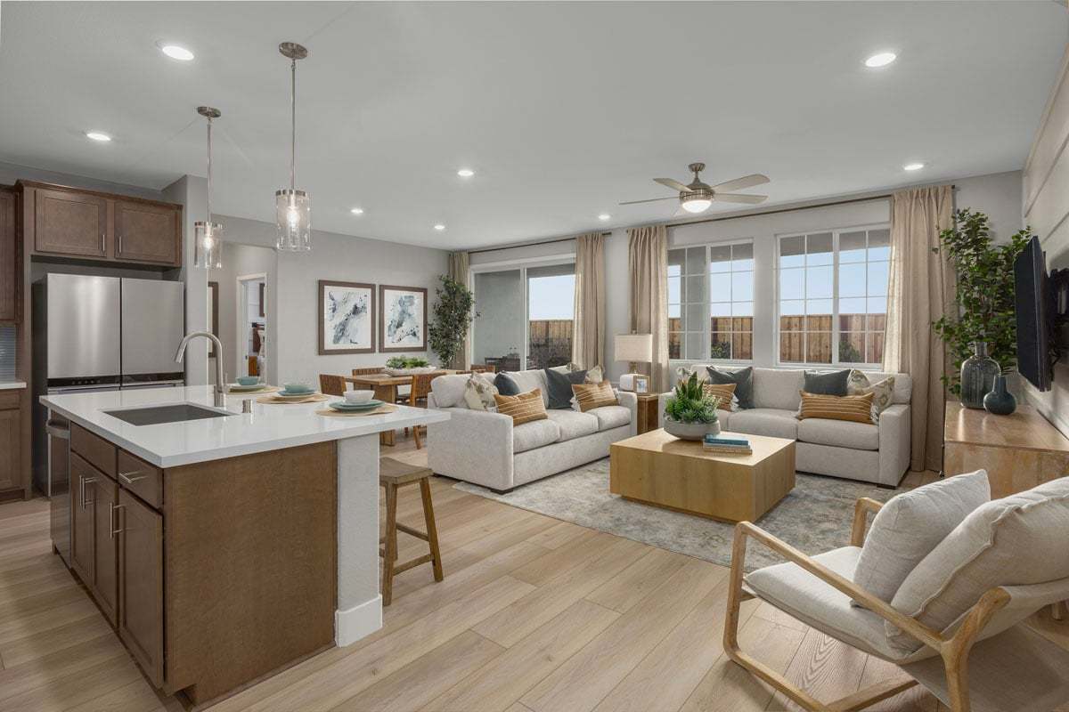 Plan 1824 Modeled - Great room
