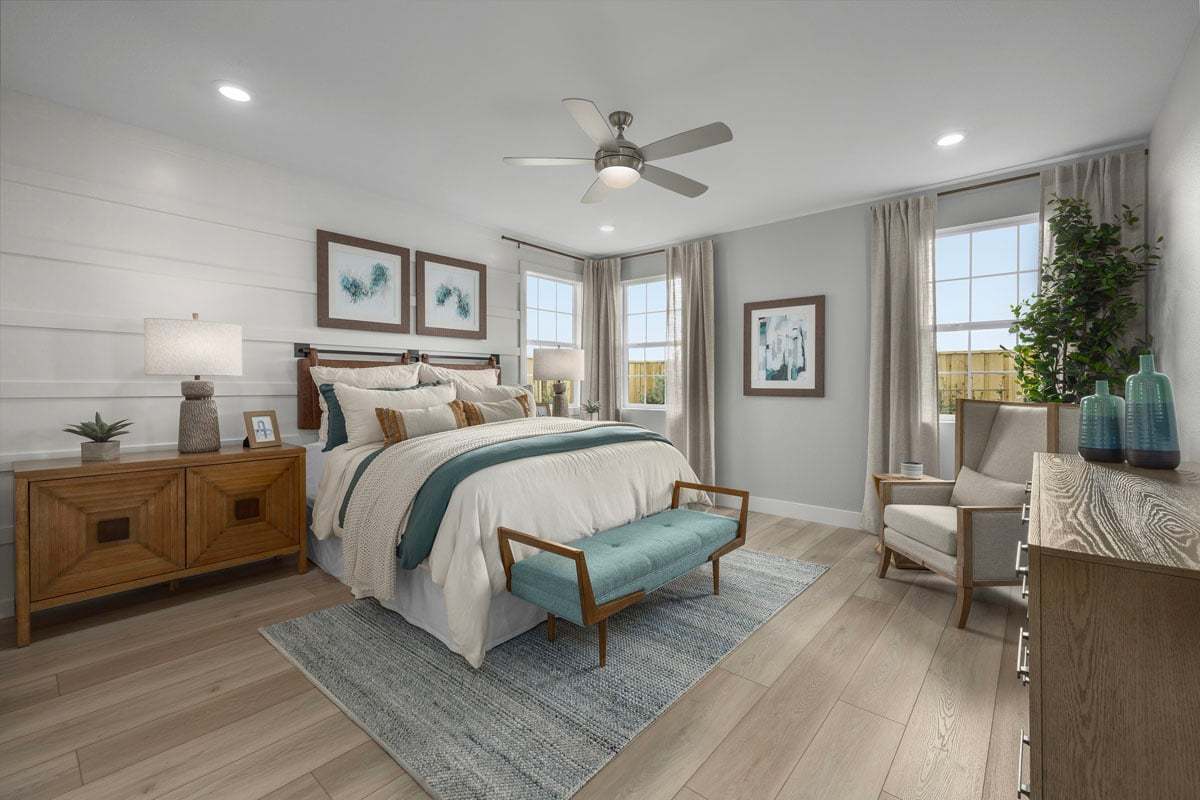 Plan 1824 Modeled - Primary bedroom