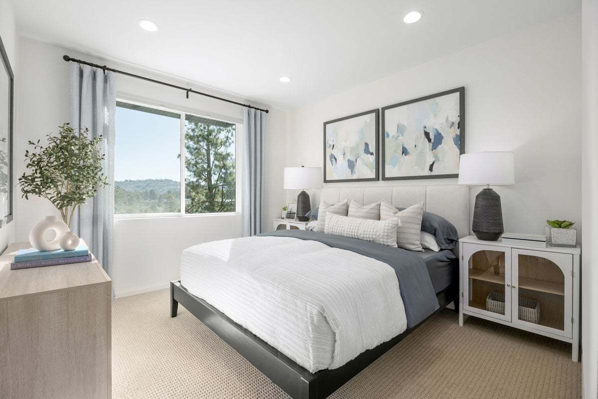 Plan 1448 Modeled - Primary bedroom