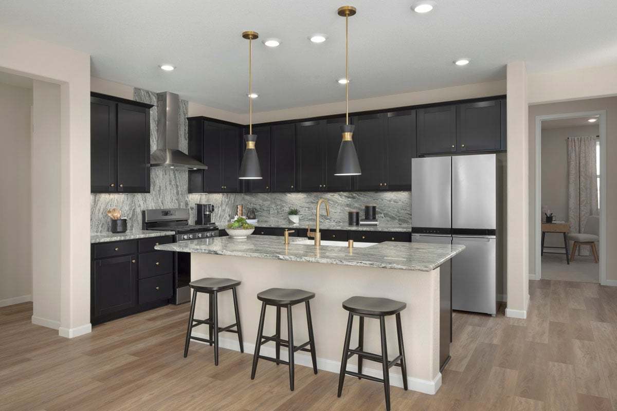 Plan 1600 Modeled - Kitchen