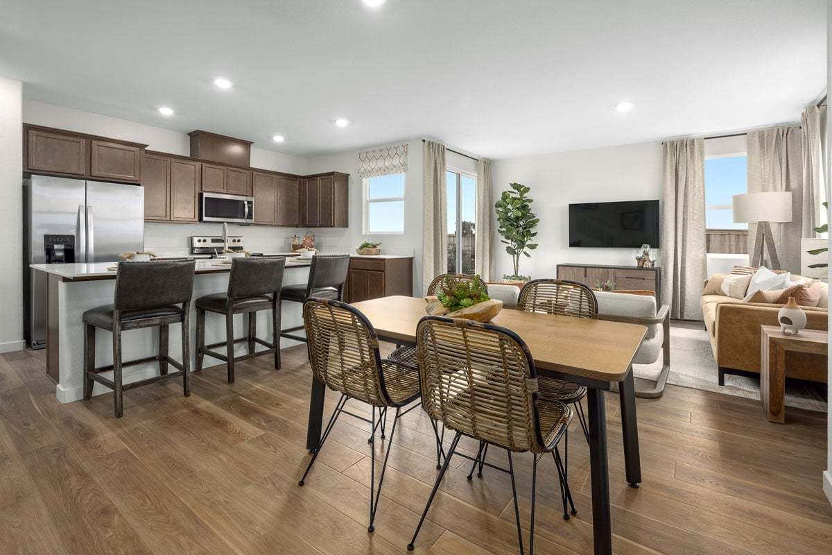 Plan 1507 Modeled - Dining area