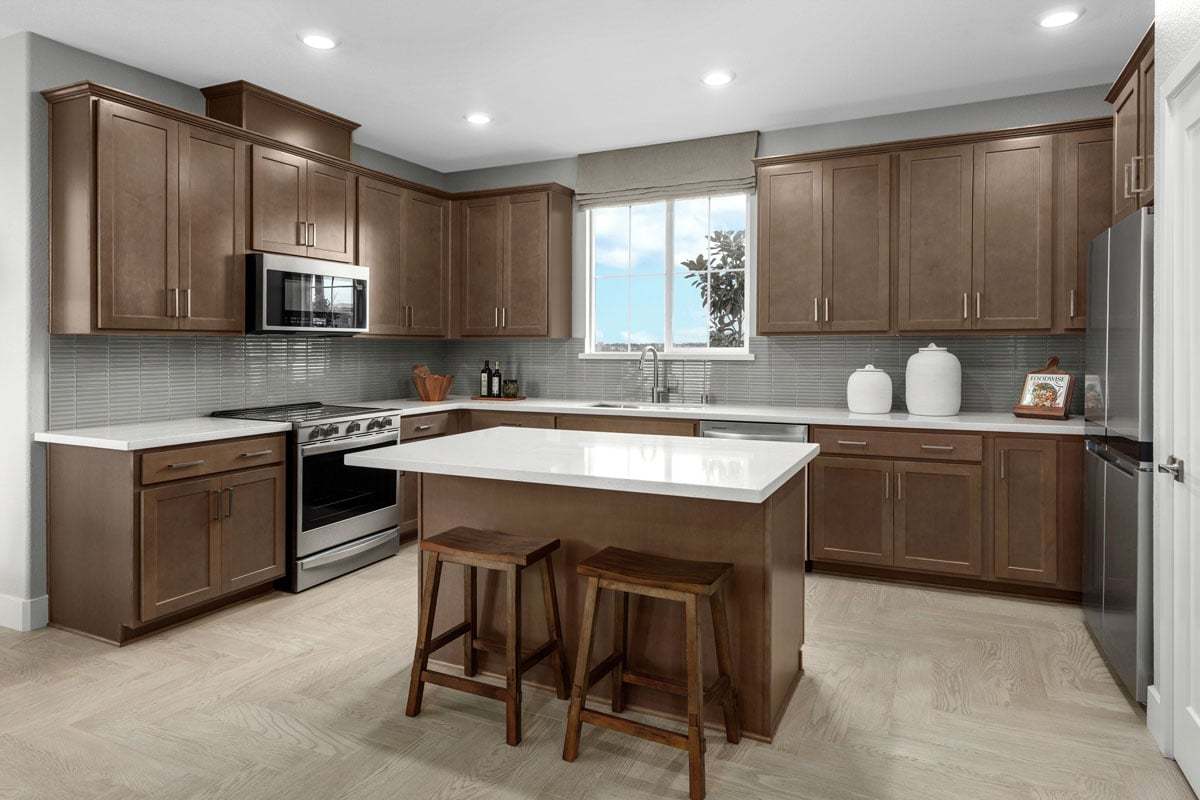 Plan 1652 Modeled - Kitchen