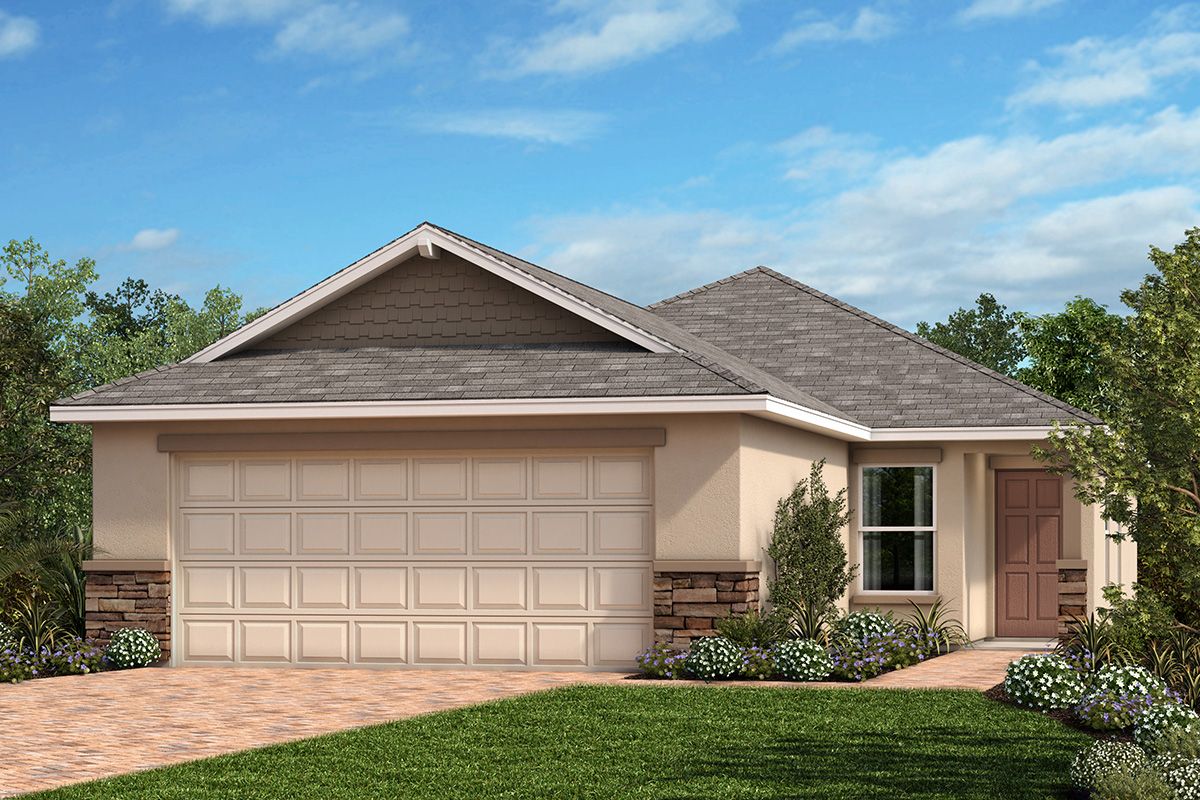 Plan 1346 - Gardens at Waterstone I: Palm Bay, Florida - KB Home