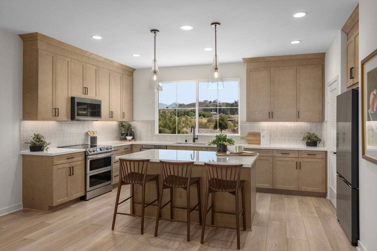 Plan 1739 Modeled - Kitchen