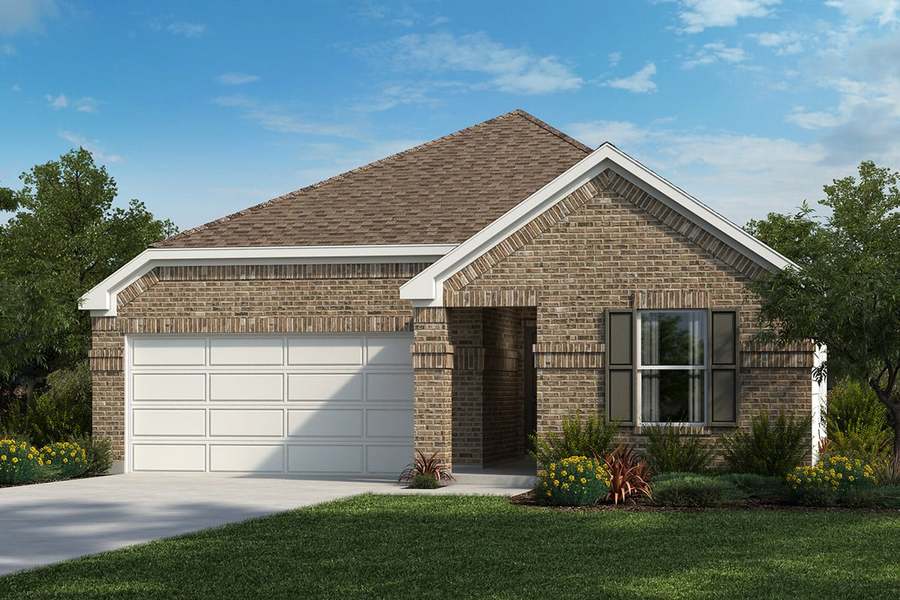 Plan 1655 by KB Home in Houston TX