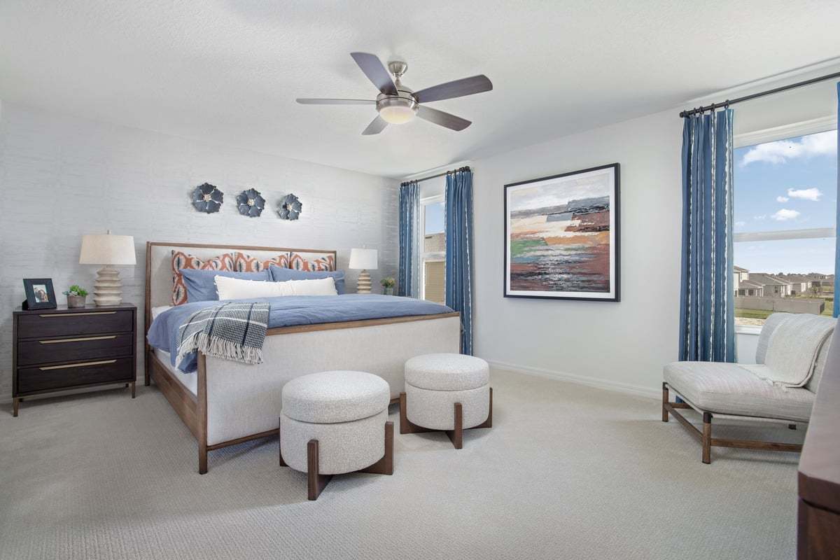 Plan 2385 Modeled - Primary bedroom