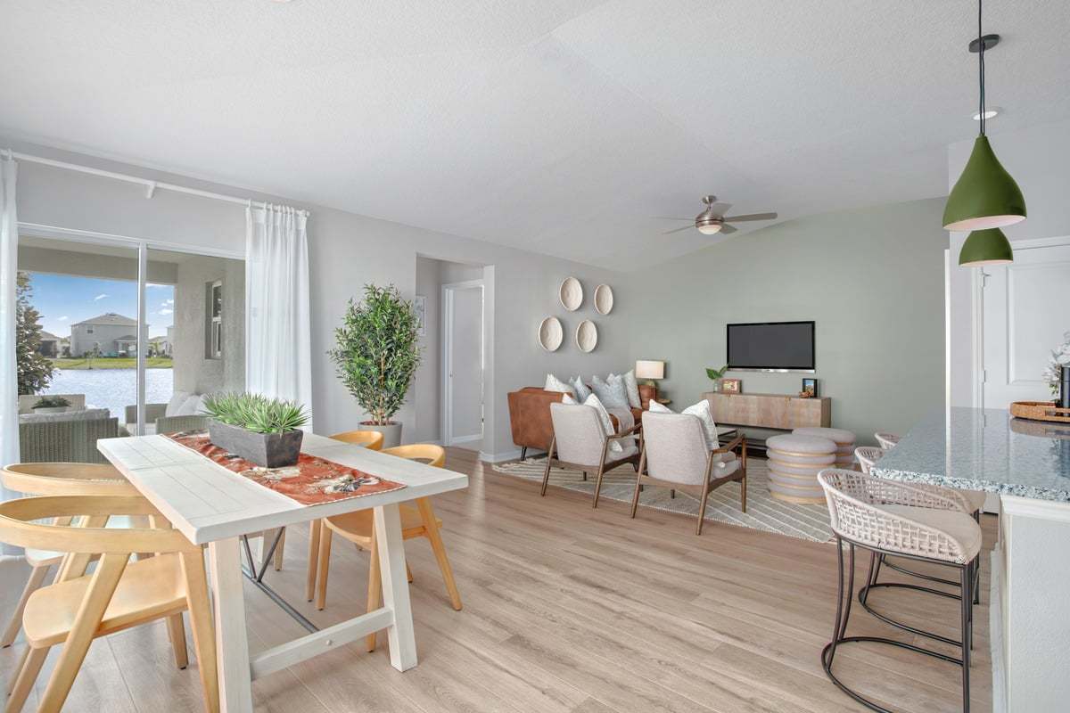 Plan 1637 Modeled - Great room