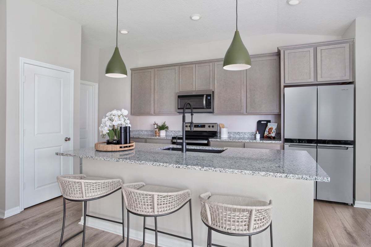 Plan 1637 Modeled - Kitchen