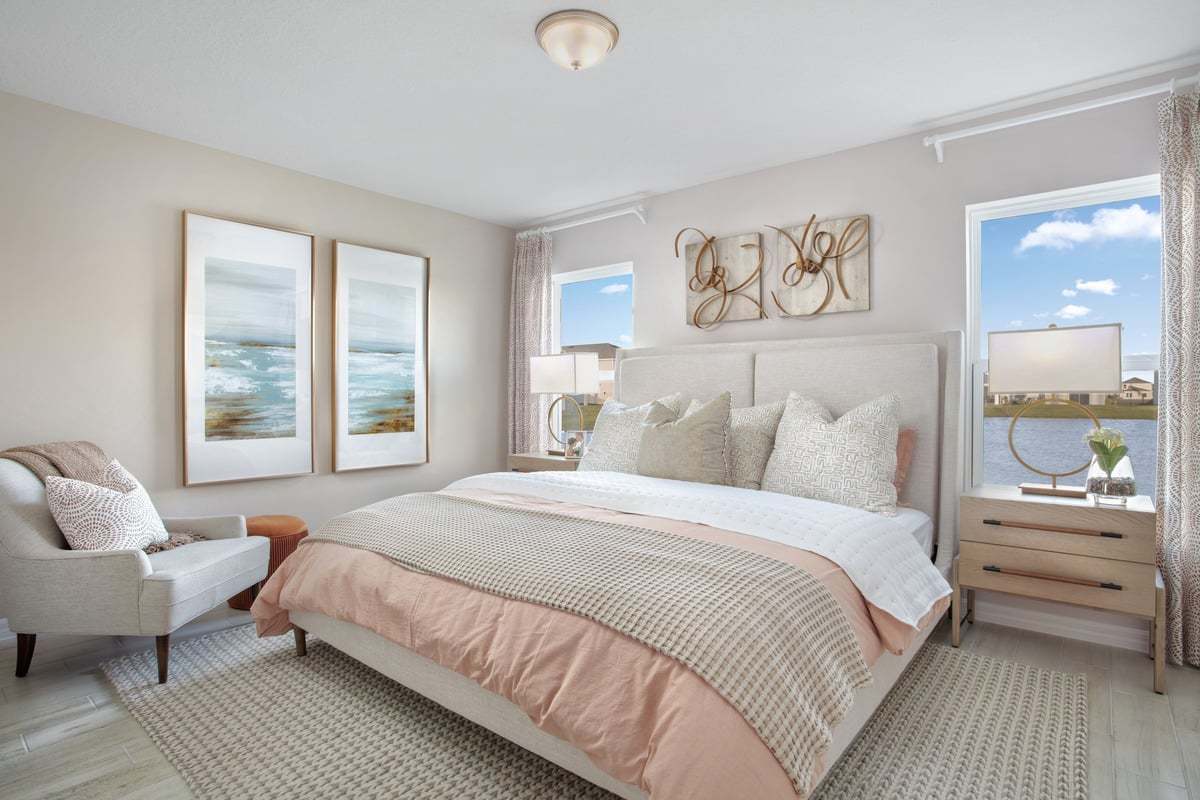 Plan 1511 Modeled - Primary bedroom