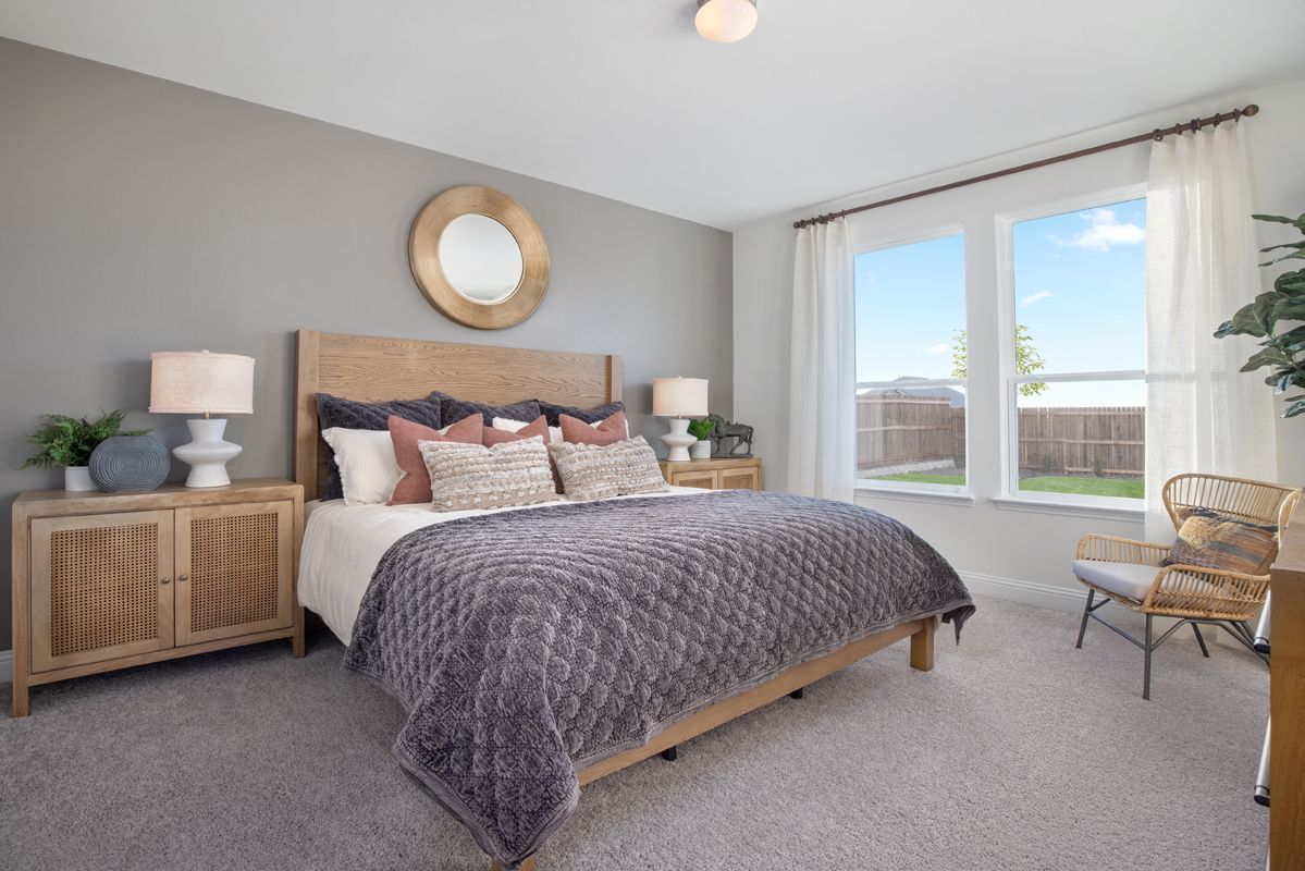 Plan 1675 Modeled - Primary bedroom