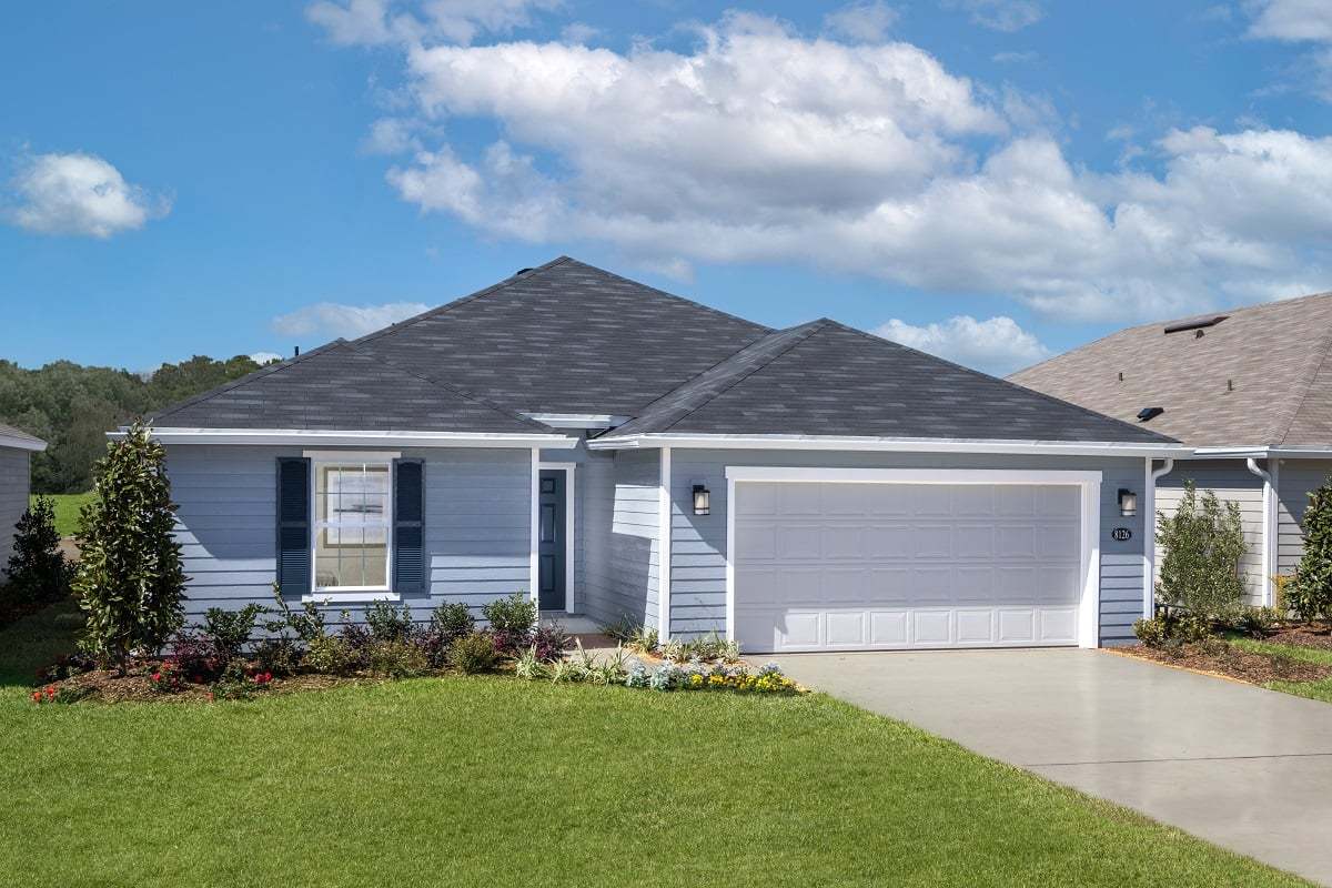 Plan 1707 Modeled - Front exterior