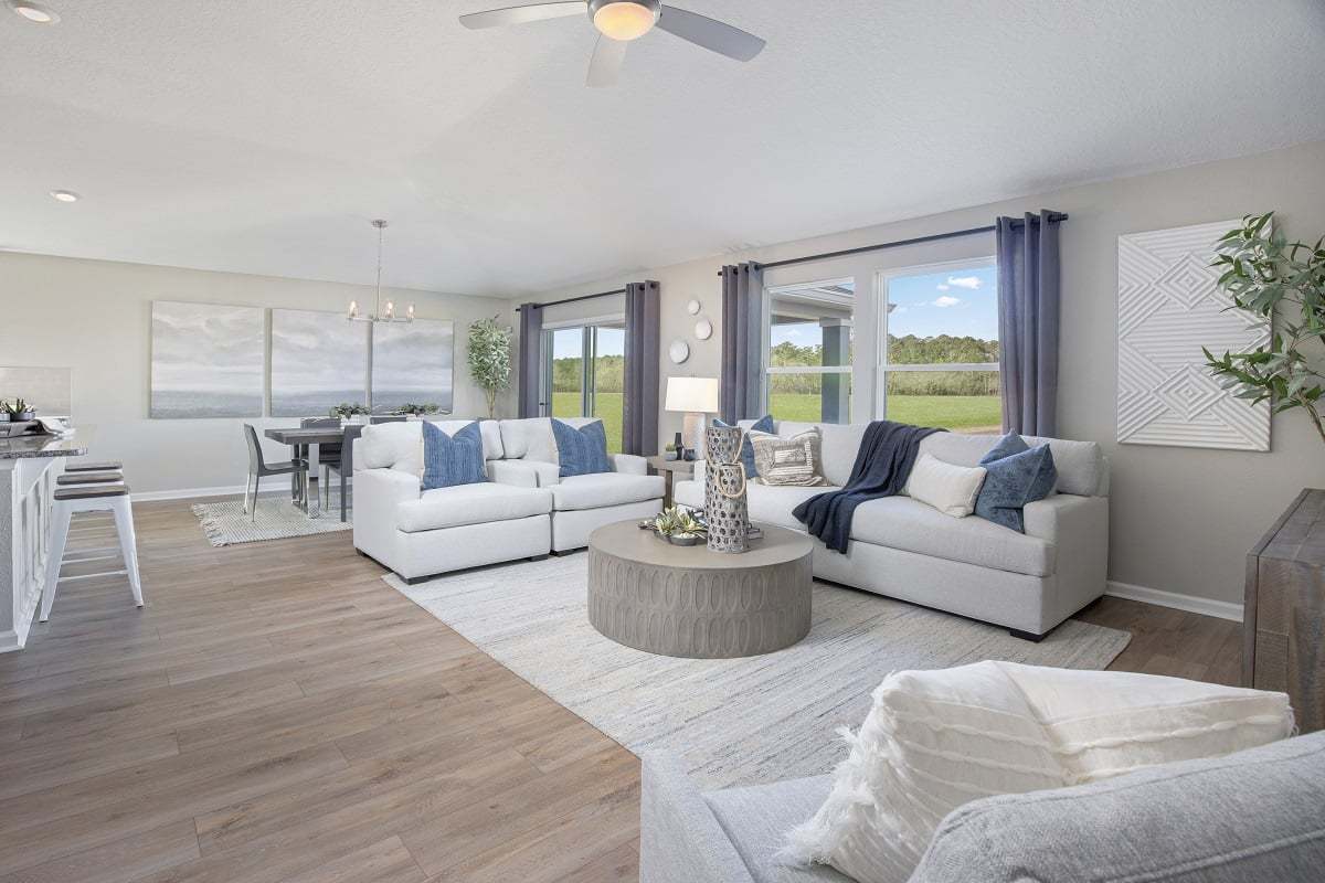 Plan 1707 Modeled - Great room