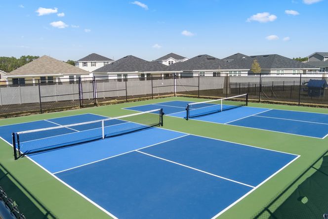 Community pickleball courts