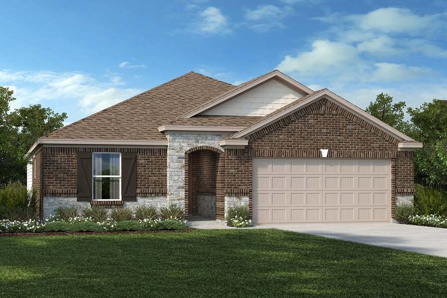 Plan 1675 Modeled by KB Home in Dallas TX