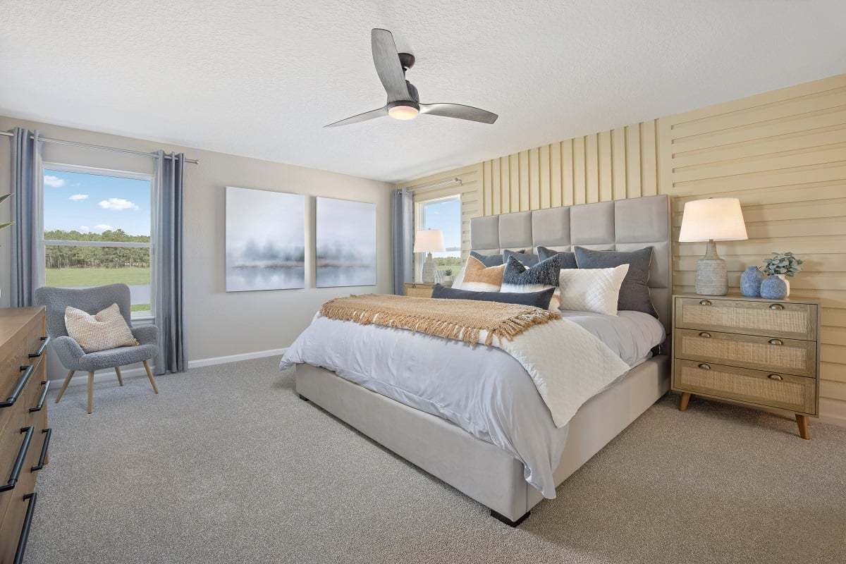Plan 2003 Modeled - Primary bedroom