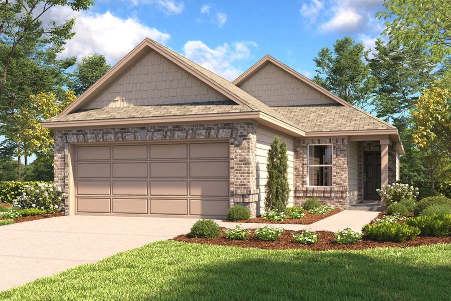 Plan 1360 by KB Home in Houston TX