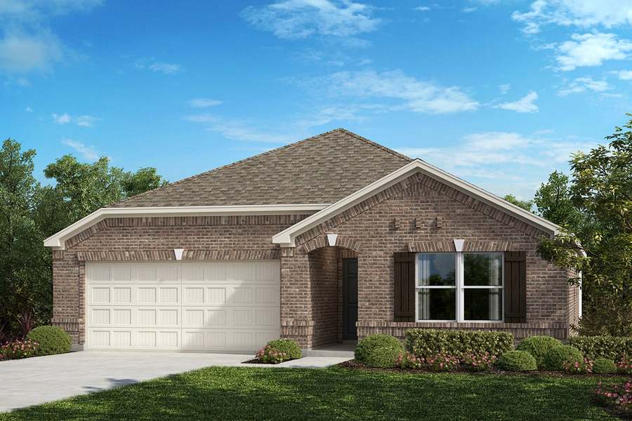 Plan 1567 by KB Home in Dallas TX