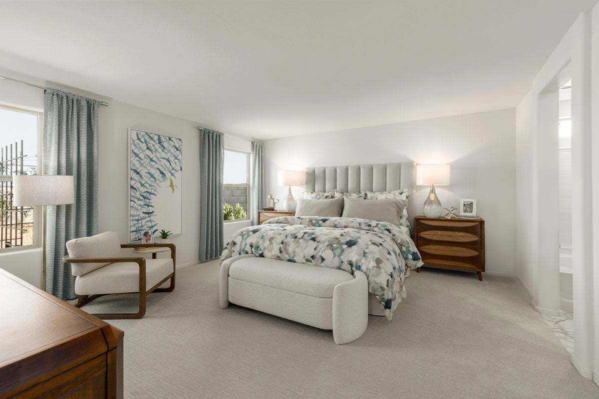 Plan 1573 Modeled - Primary bedroom