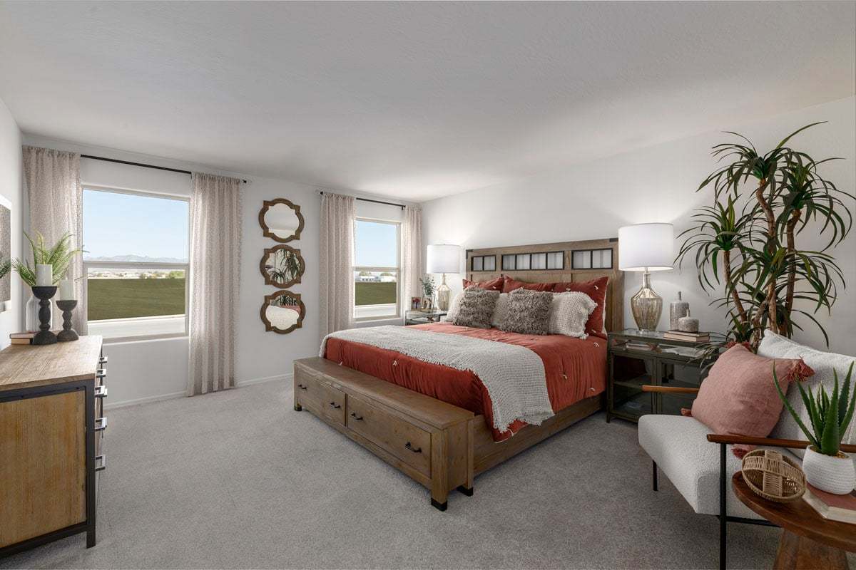 Plan 2373 Modeled - Primary bedroom