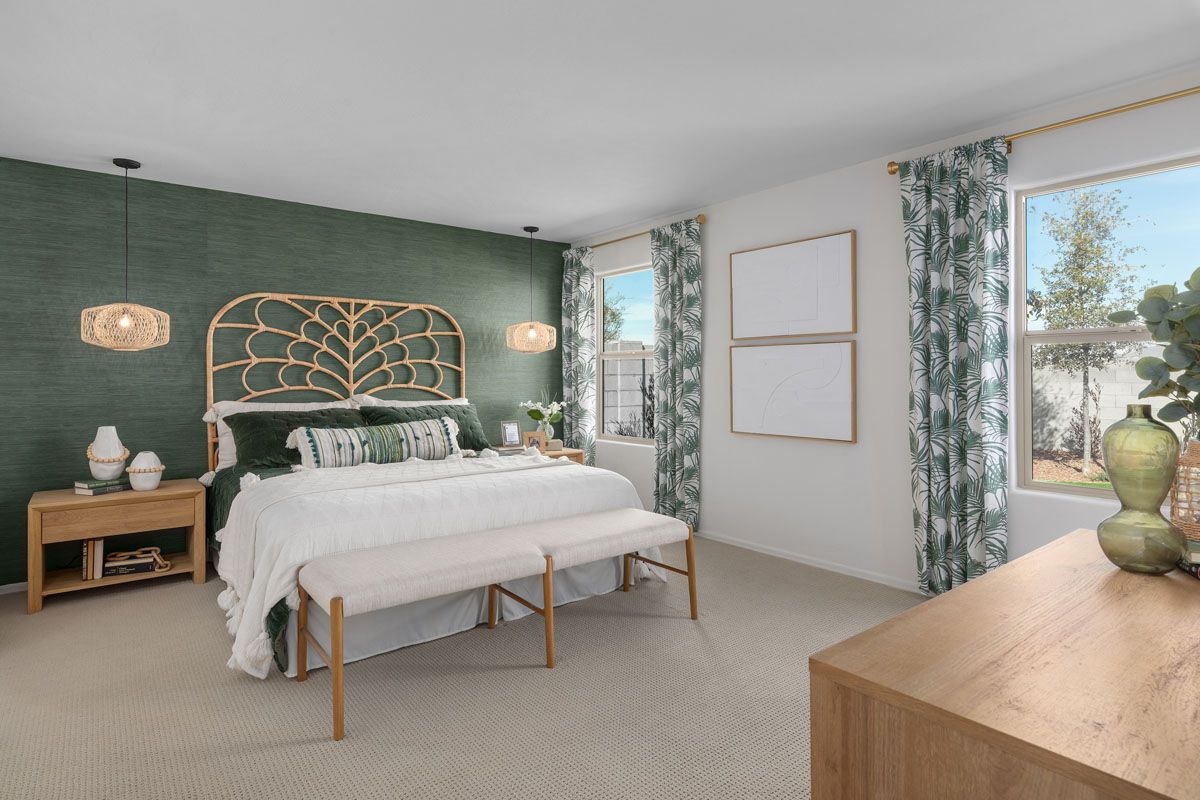 Plan 1849 Modeled - Primary bedroom