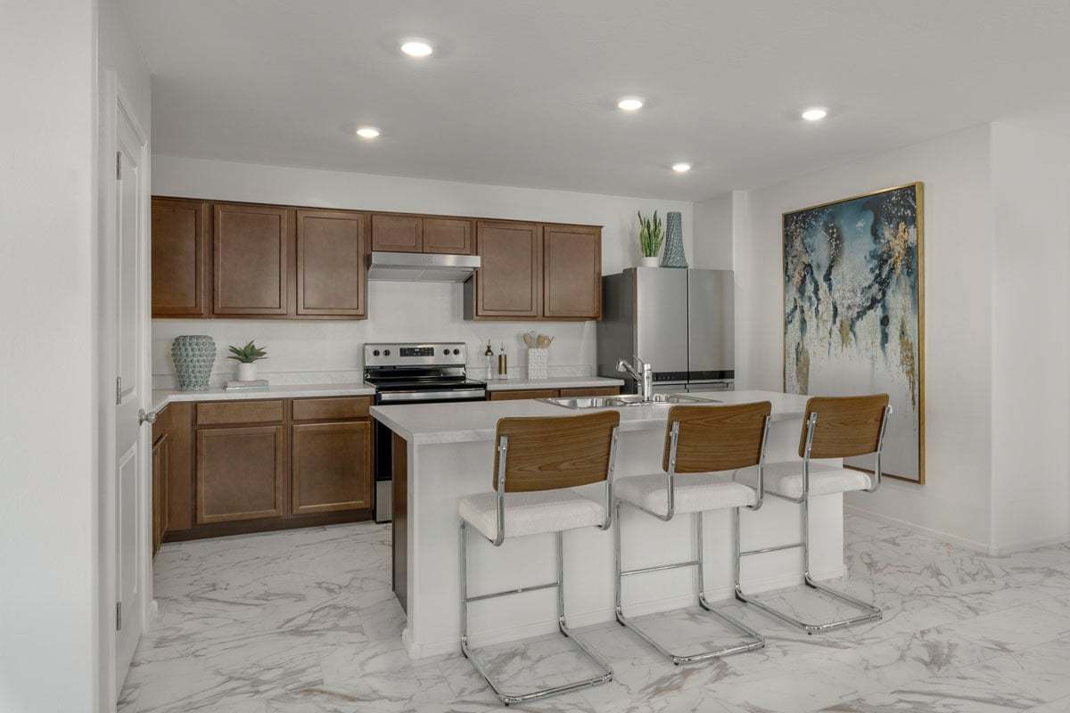 Plan 1573 Modeled - Kitchen