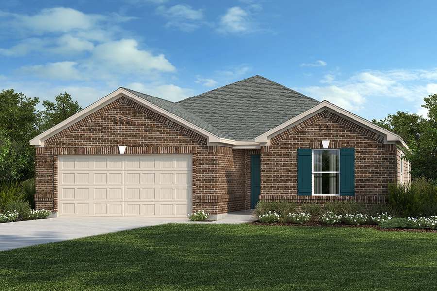 Plan 1675 Modeled by KB Home in Dallas TX