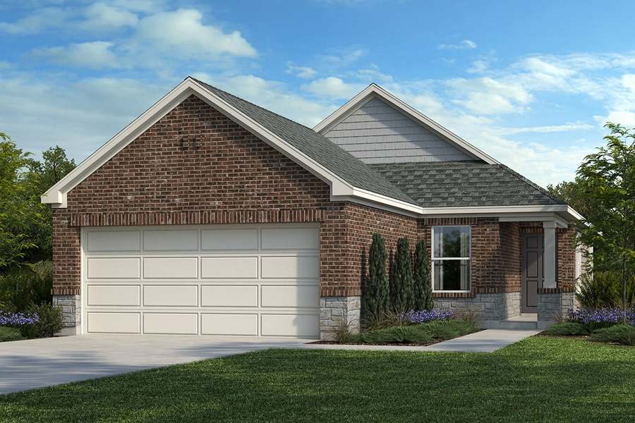 Plan 1360 by KB Home in Houston TX